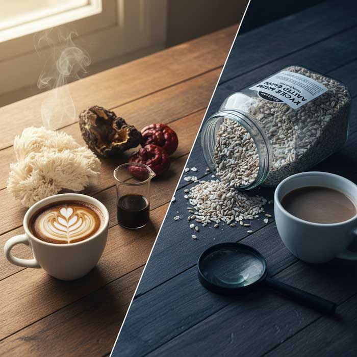Mushroom Coffee Analysis: The Critical Difference Between Fruiting Body and Mycelium